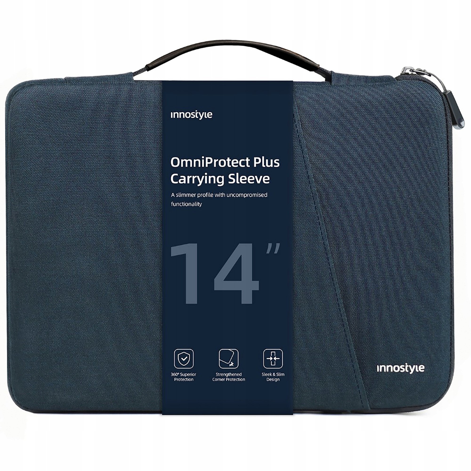 Torba Innostyle INNOSTYLE TORBA NA LAPTOPA 13 14 WODOODPORNA ETUI OMNIPROTECT PLUS NIEBIESKA