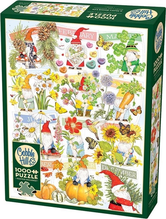Puzzle 1000 Szczęśliwy rok skrzata G3