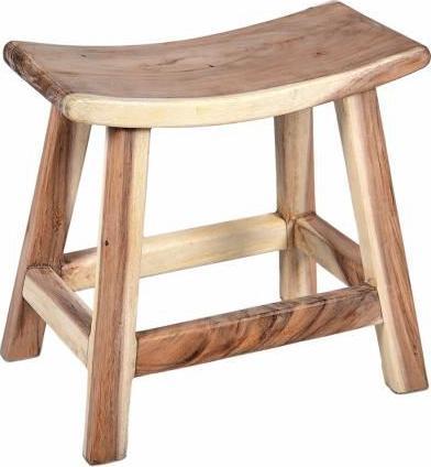 Zdjęcia - Krzesło Divero Taboret z drewna suar DIVERO