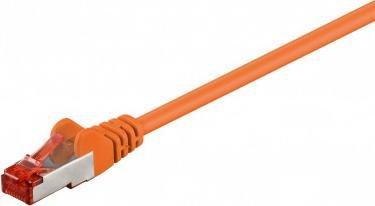 Goobay CAT 6 Kabel łączący, S/FTP (PiMF), Pomarańczowy - Długość kabla 20 m
