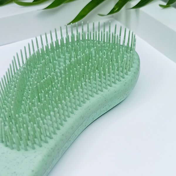 Yeye Szczotka BIO do włosów Mini biodegradowalna YEYE Zielony