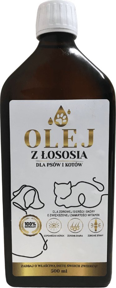 LAB V Olej z łososia o zwiększonej zawartości witamin 500ml