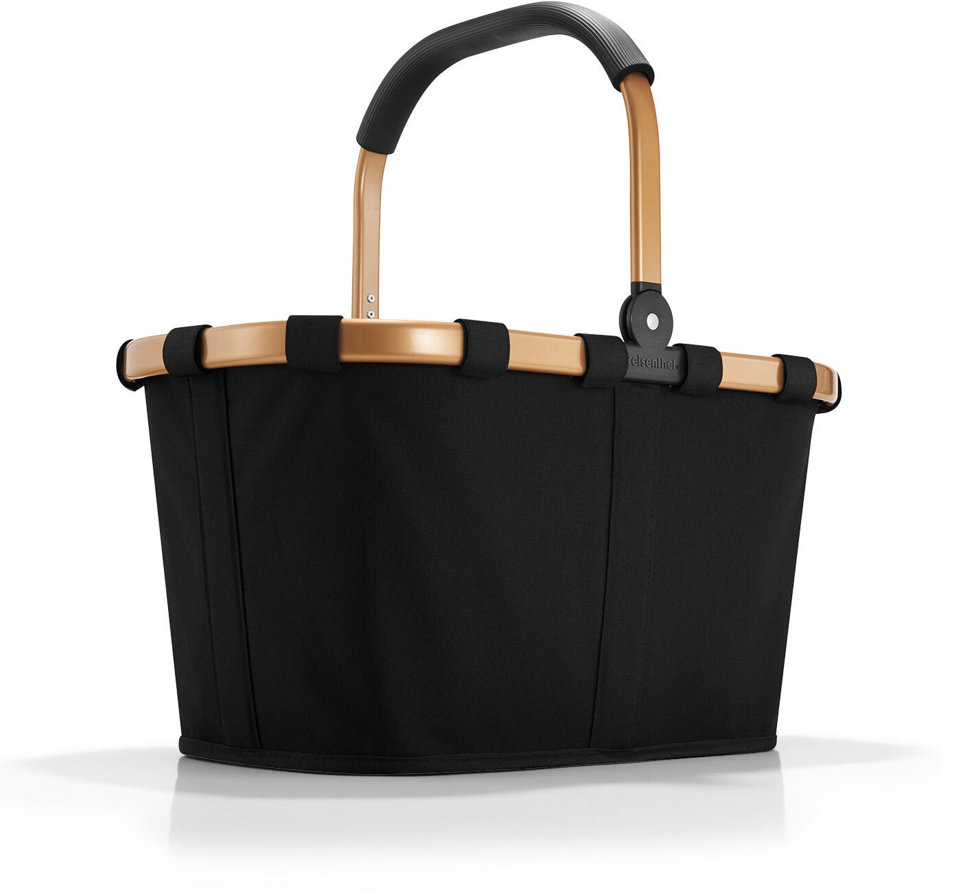 Reisenthel Shopping basket Black, Gold, Aluminium, Polyester, 22 L, 480 mm, 280 mm (BK7041)