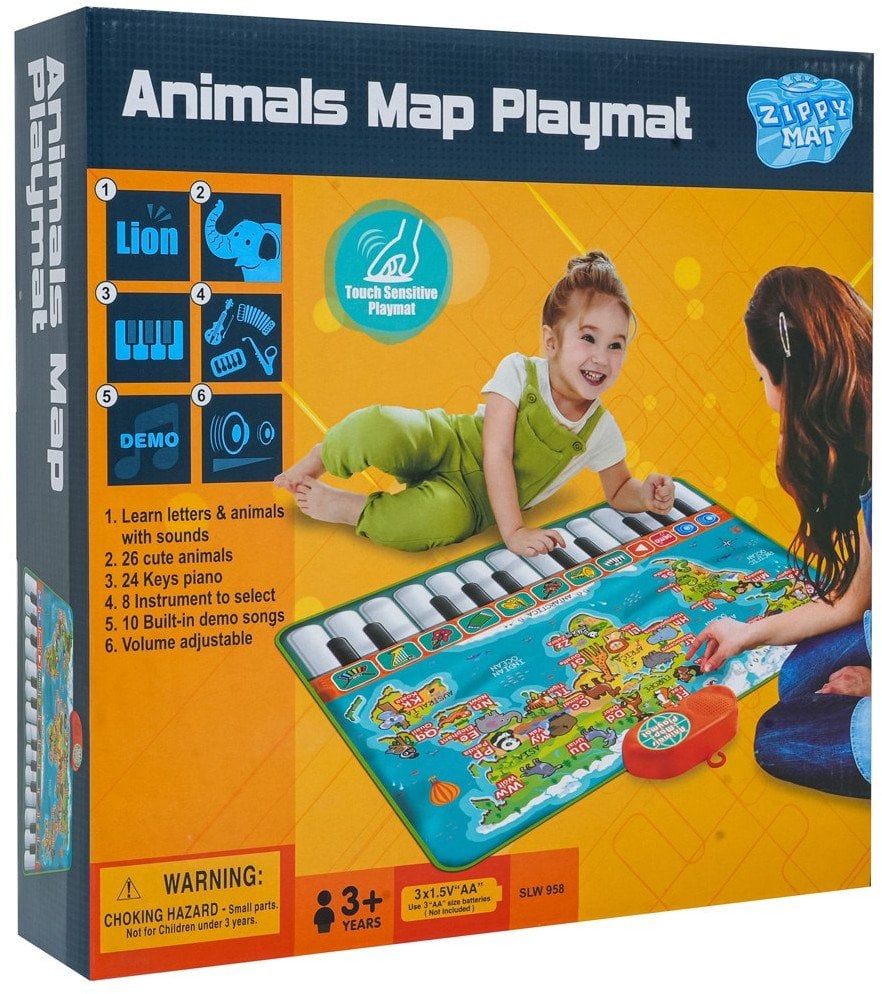 NoboKids Mata Muzyczna Keyboard Świat Zwierząt