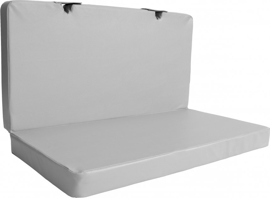 Produkcyja materac Gamma 100x100x5 dwuczęściowy z wycięciami do słupków szary