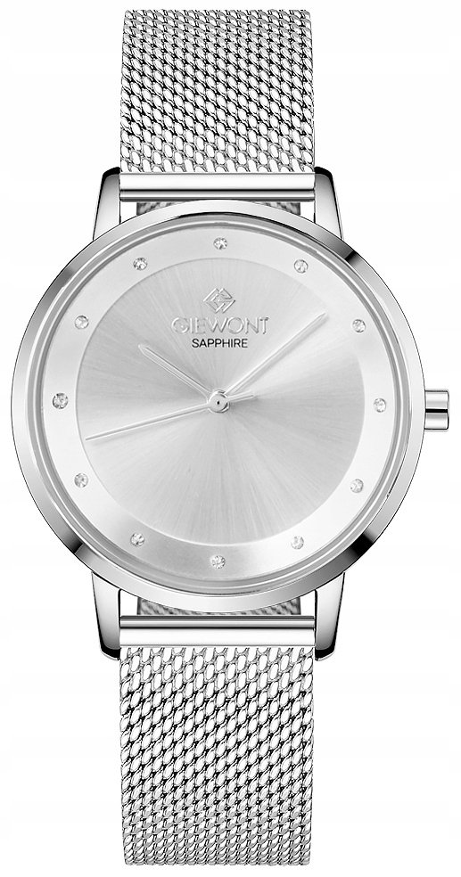 Zegarek Giewont Zegarek Damski Sapphire Srebrny GW4130-B1