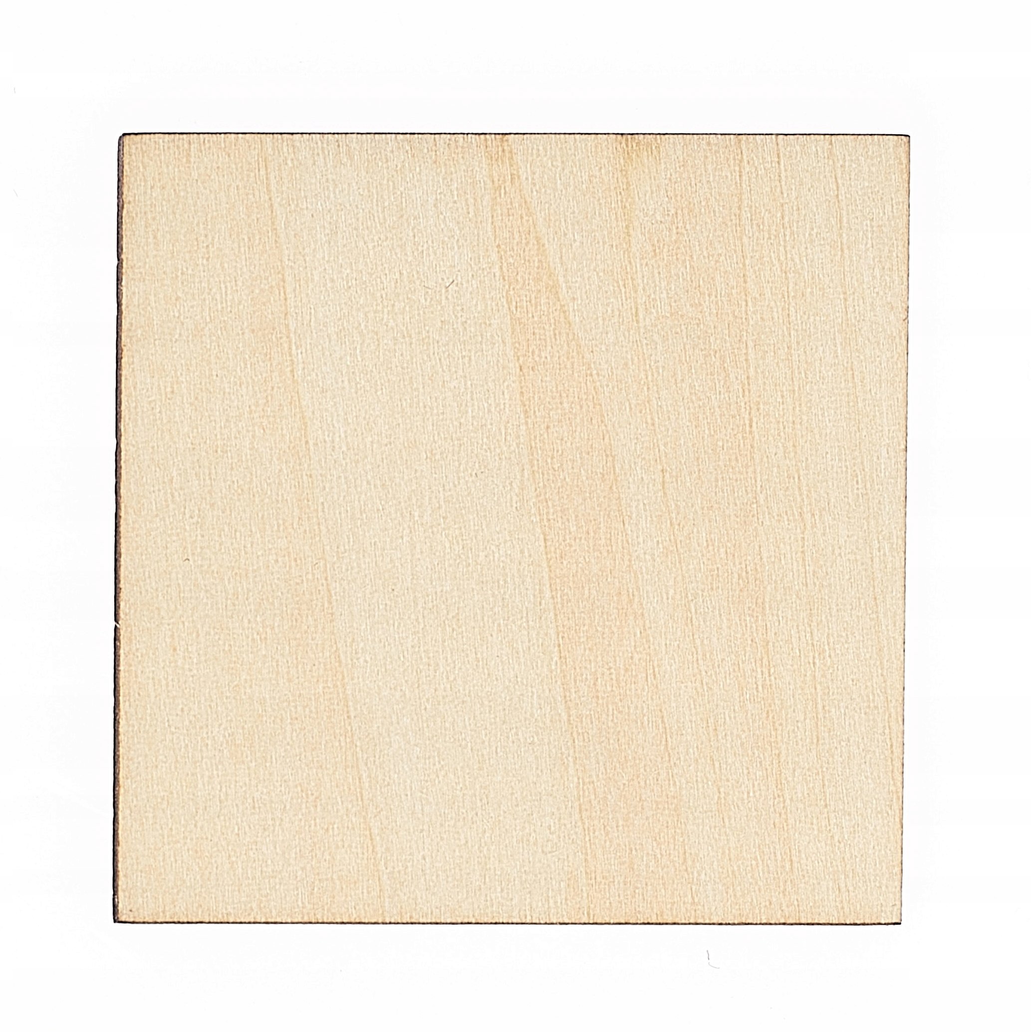 Techrebal Drew niane Kwadraty 8x8cm Kwadrat ze sklejki 50szt