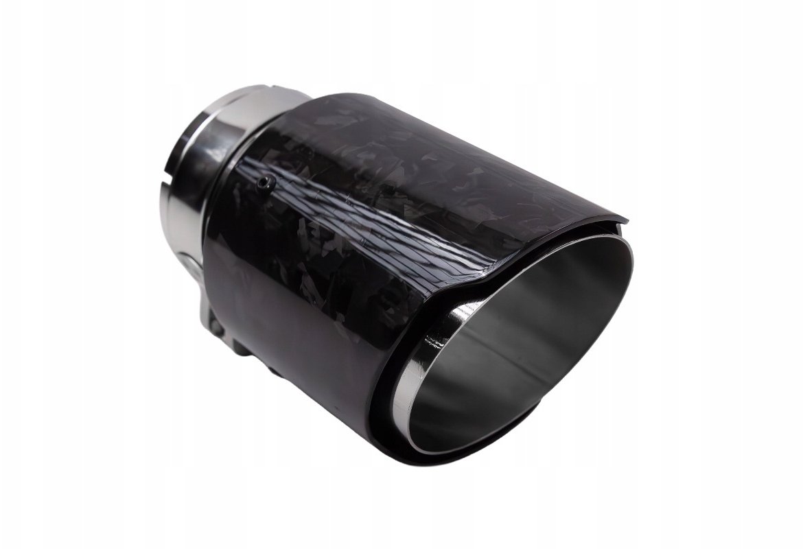 Końcówka tłumika 89mm wejście 76mm Carbon Gloss