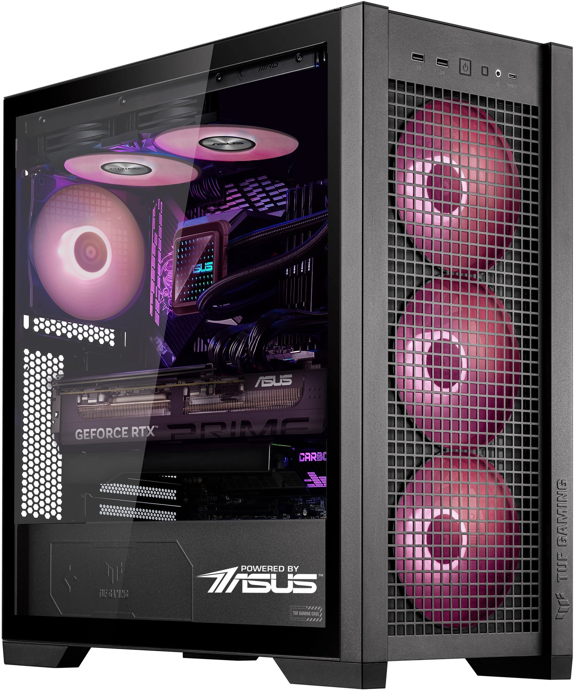 VIST Powered by ASUS Ryzen 7 9800X3D AiO RTX 5070 Ti 64GB DDR5 SSD 1TB WIFI W11 DLSS 4