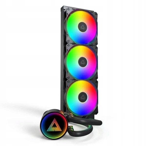 Chłodzenie wodne Montech LightFlow ARGB 360 Black zestaw AIO