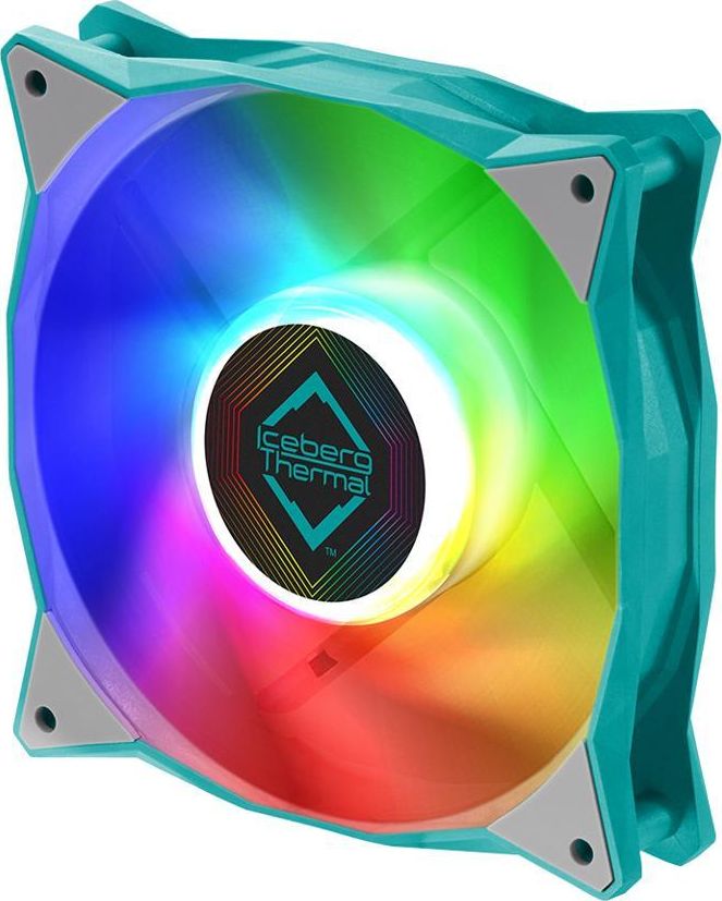 Wentylator Iceberg IceGALE ARGB 120 mm Turkusowy (ICEGALE12A-D0A)