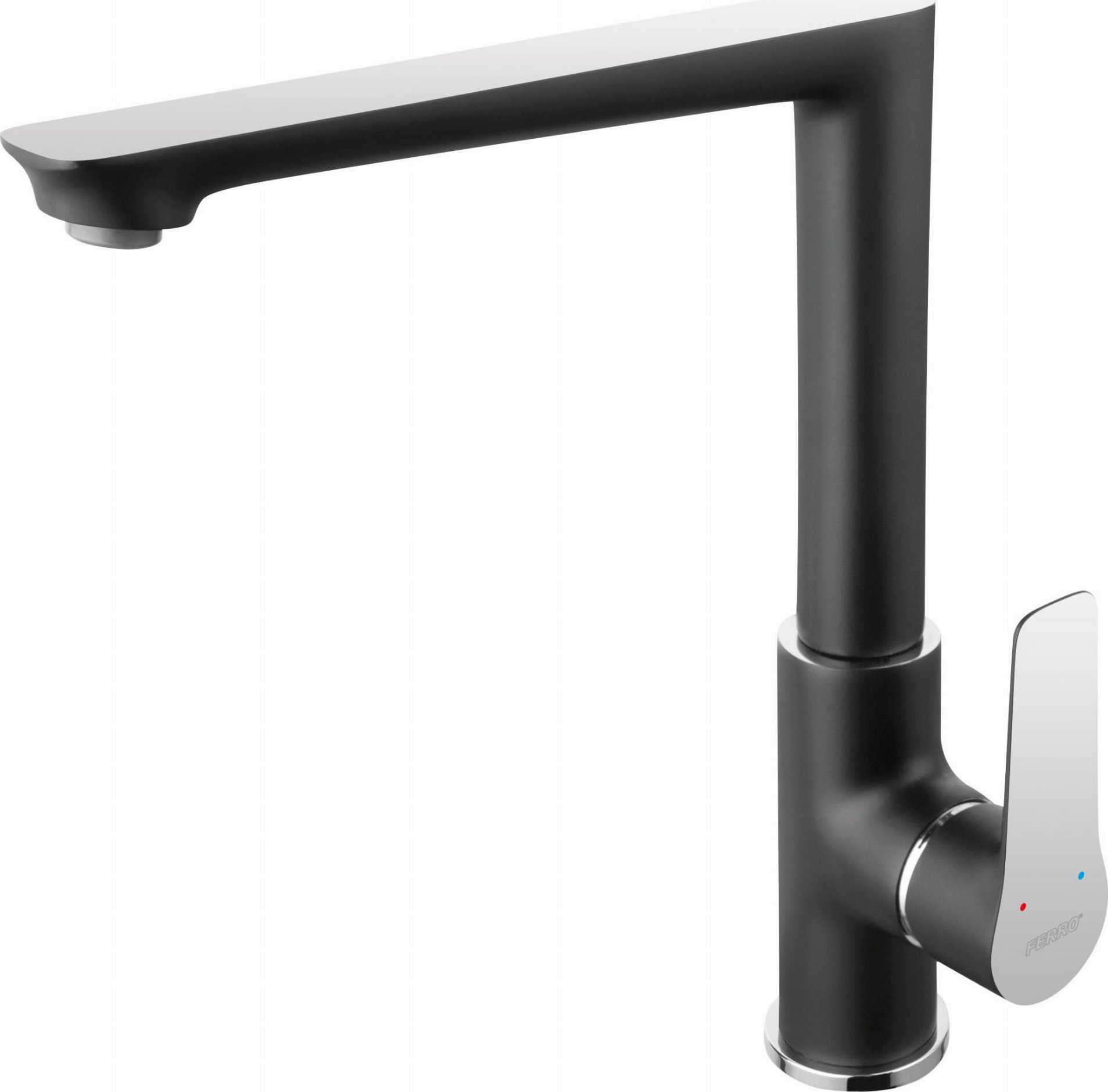 Bateria kuchenna Ferro BDR4BLC BATERIA ADORE ZLEWOZMYW. 1-OTW. CZARNY-CHROM // BF.BDR4BLC