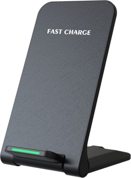 Ładowarka 1stCOOL 1stCOOL bezdrátová QI nabíječka H18, skládací stojánek, USB-C, černá