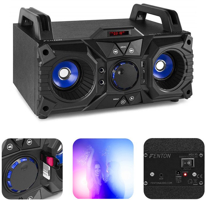 Głośnik Fenton Boombox z akumulatorem 100W MDJ95 one size