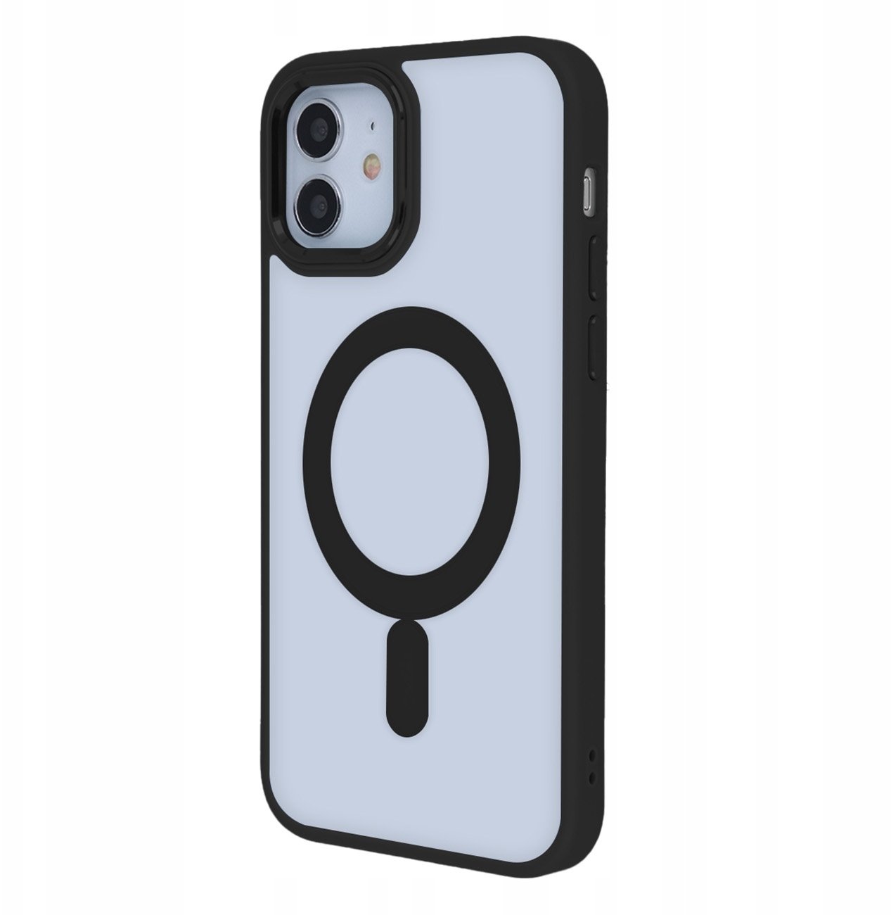 Nakładka Satin Elegant Mag do iPhone 12 / 12 Pro 6,1" czarna