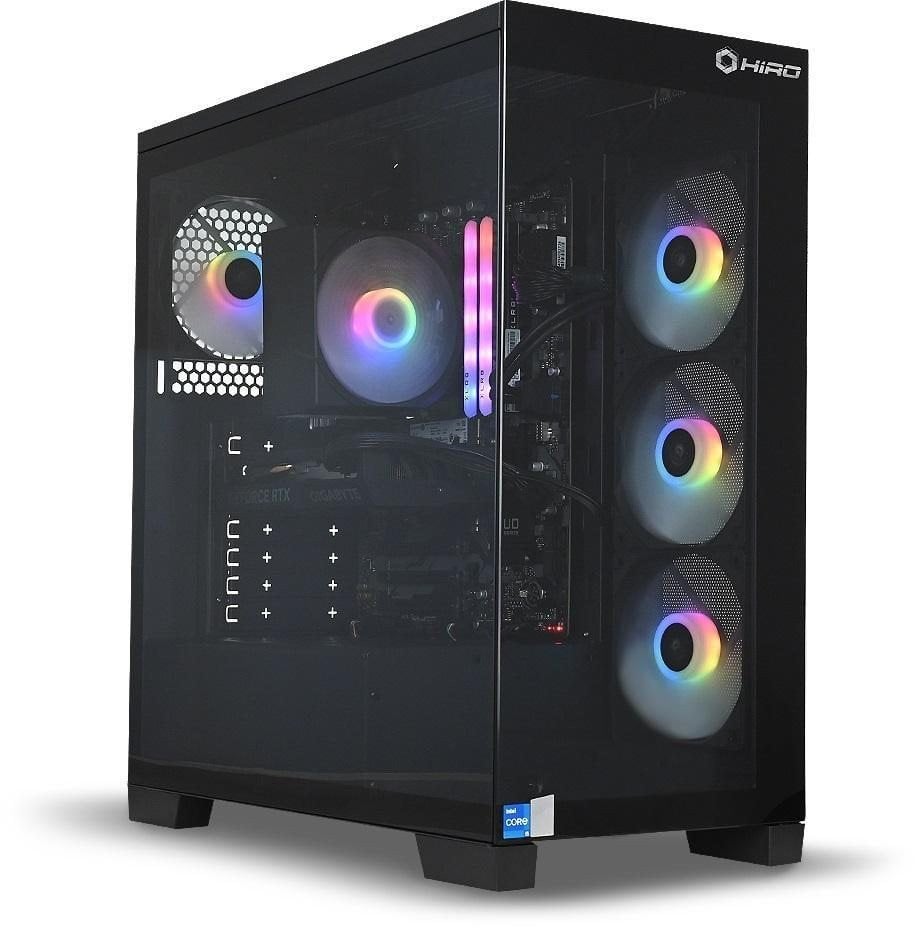 Komputer HIRO Aurora AMD Ryzen 7 7700, RTX 5060 8GB, 32GB RAM, 1TB SSD, WIFI, W11H