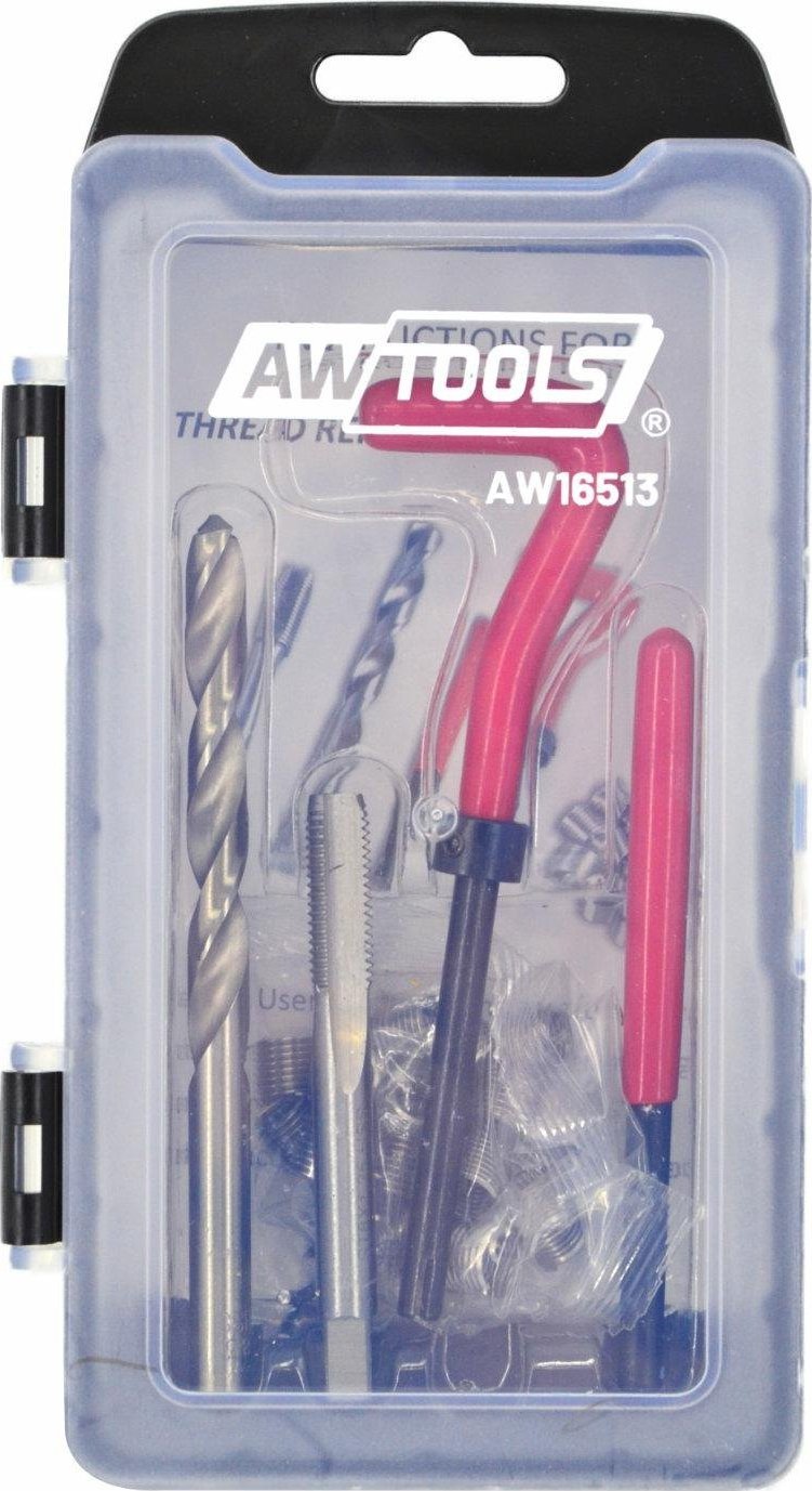 AWTools AWTOOLS ZESTAW DO NAPRAWY GWINTÓW M10x1.5 30 szt.
