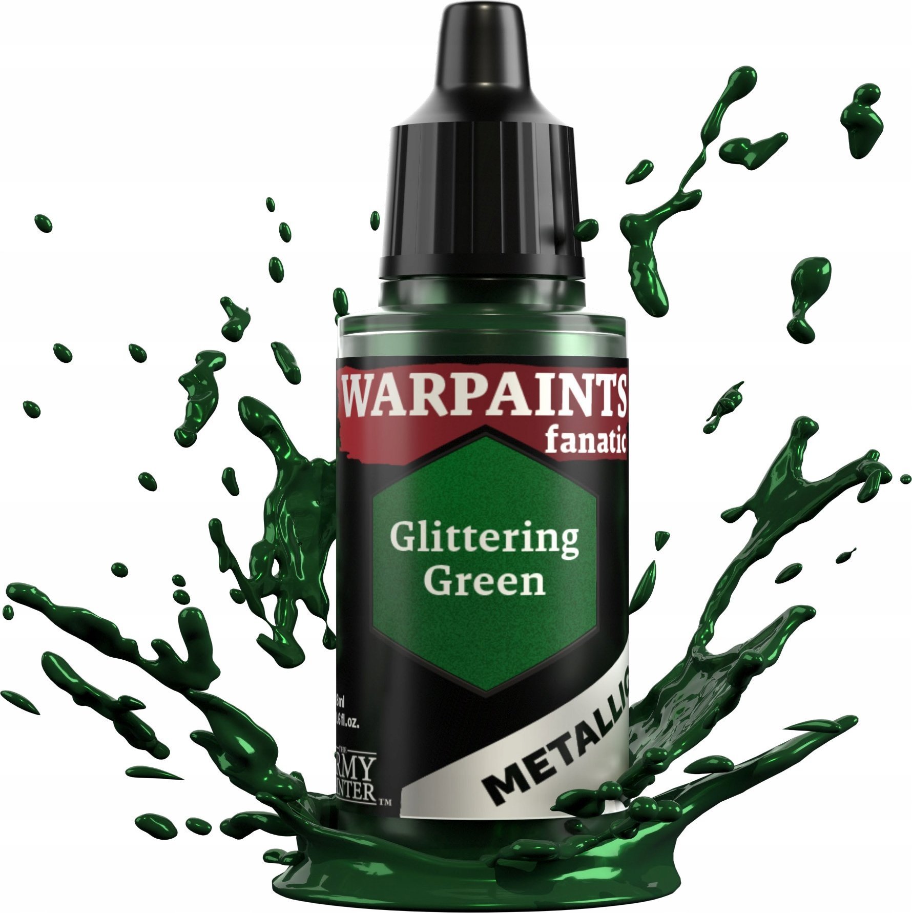 Army Painter The : Warpaints - Fanatic - Metallic - Glittering Green