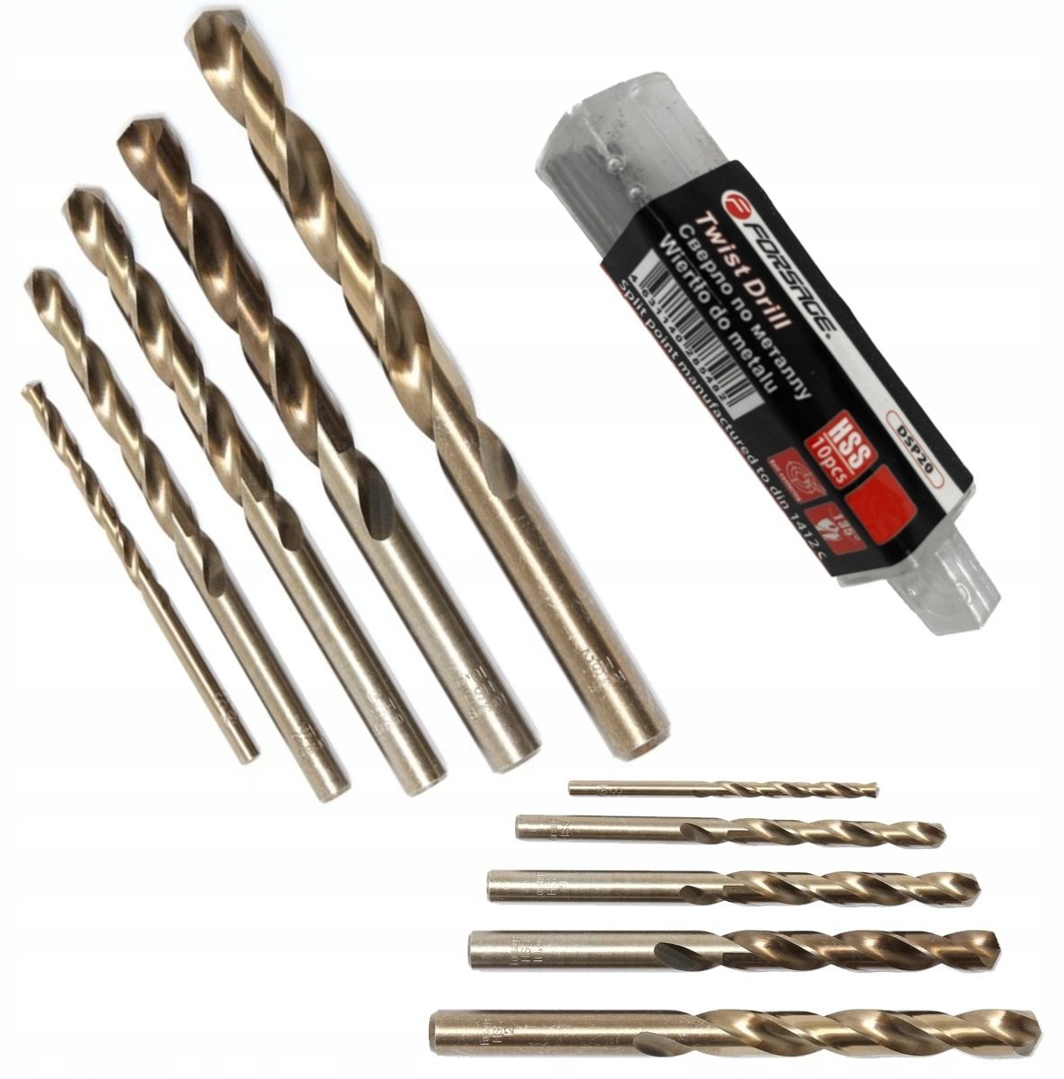 Wiertło Forsage Wiertło do metali 5.2mm HSS+Co (10szt)