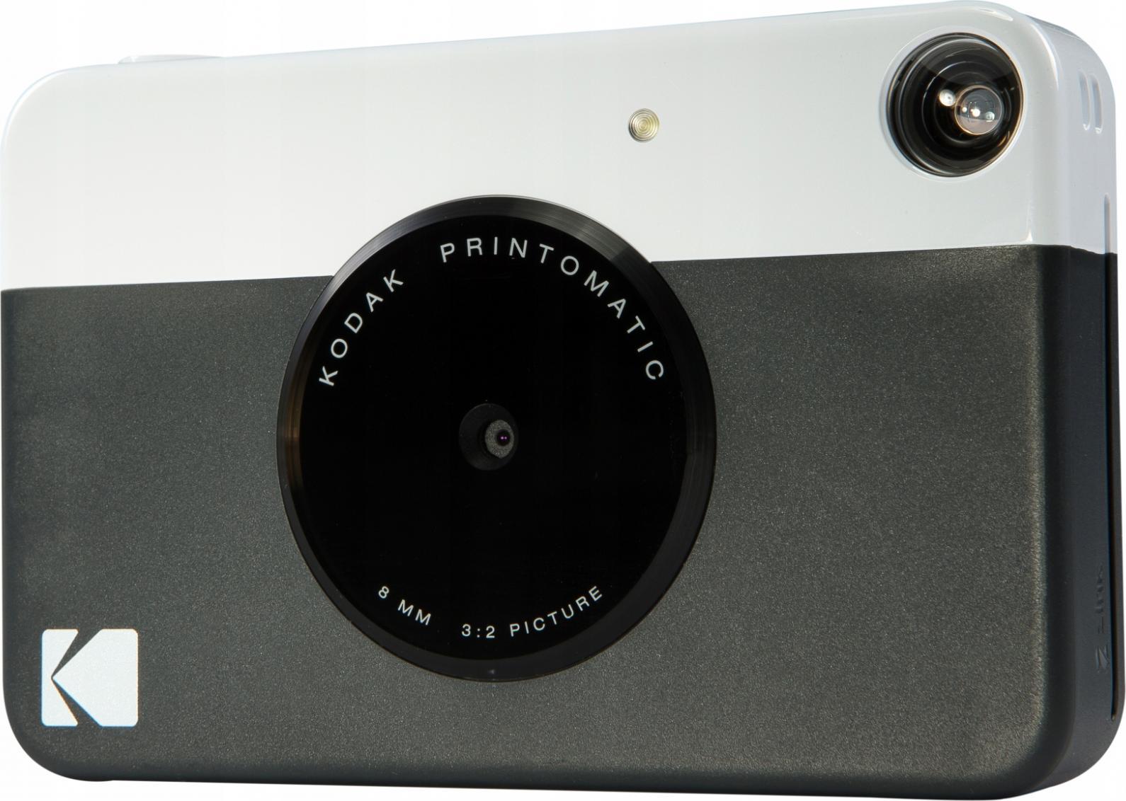 Aparat cyfrowy Kodak Aparat Printomatic 2mp Zdjęcie Naklejka 45s - Czarny