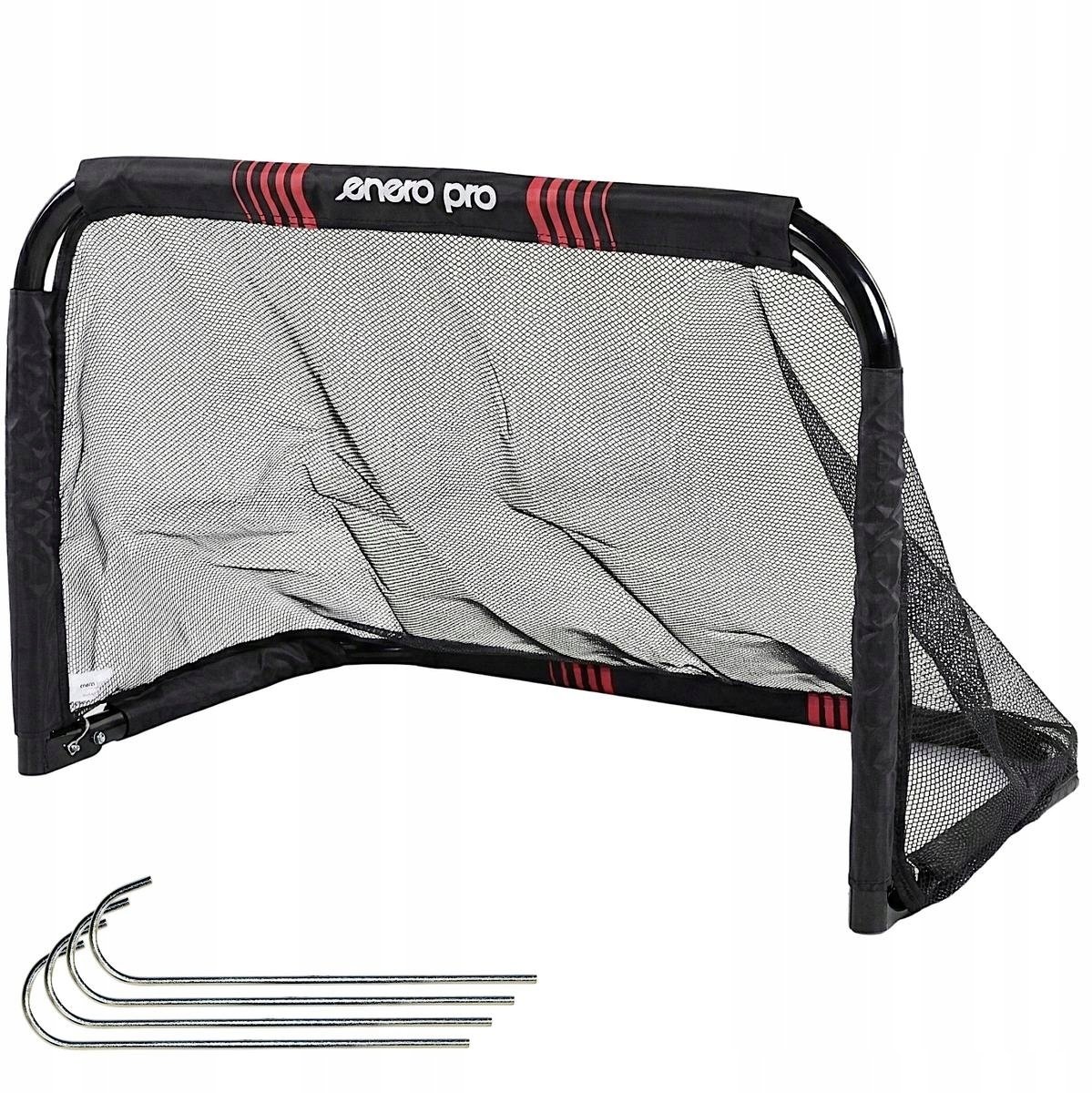 BRAMKA DO PIŁKI NOŻNEJ Z SIATKĄ SKŁADANA 90x60x60CM ENERO PRO