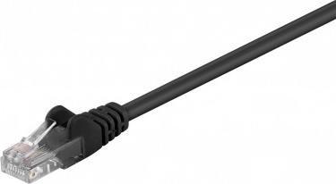 RB-LAN CAT 5e Kabel łączący, U/UTP, czarny - Długość kabla 20 m
