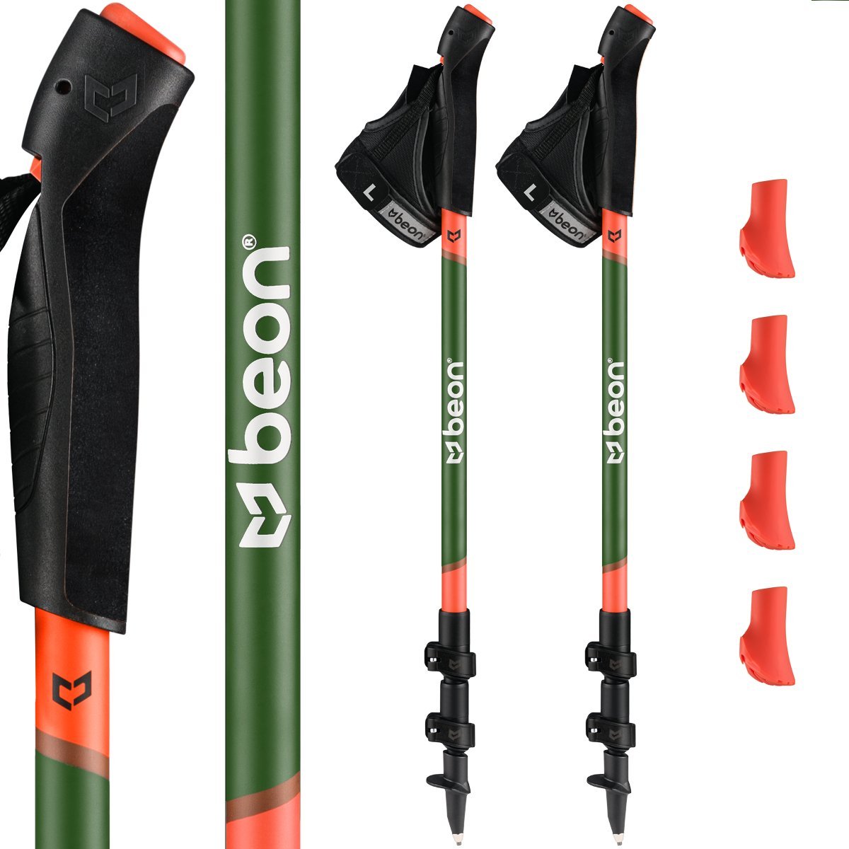 Kije nordic walking Beon NX2 Green