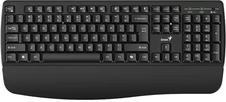 Klawiatura Genius KB-7123 Copilot klawiatura bezprzewodowa Czechy/Słowacja czarna