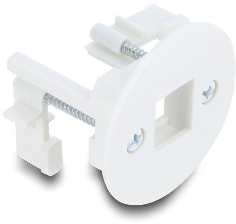 Delock Keystone Uchwyt modułowy do montażu ściennego / stołowego biały (91381)