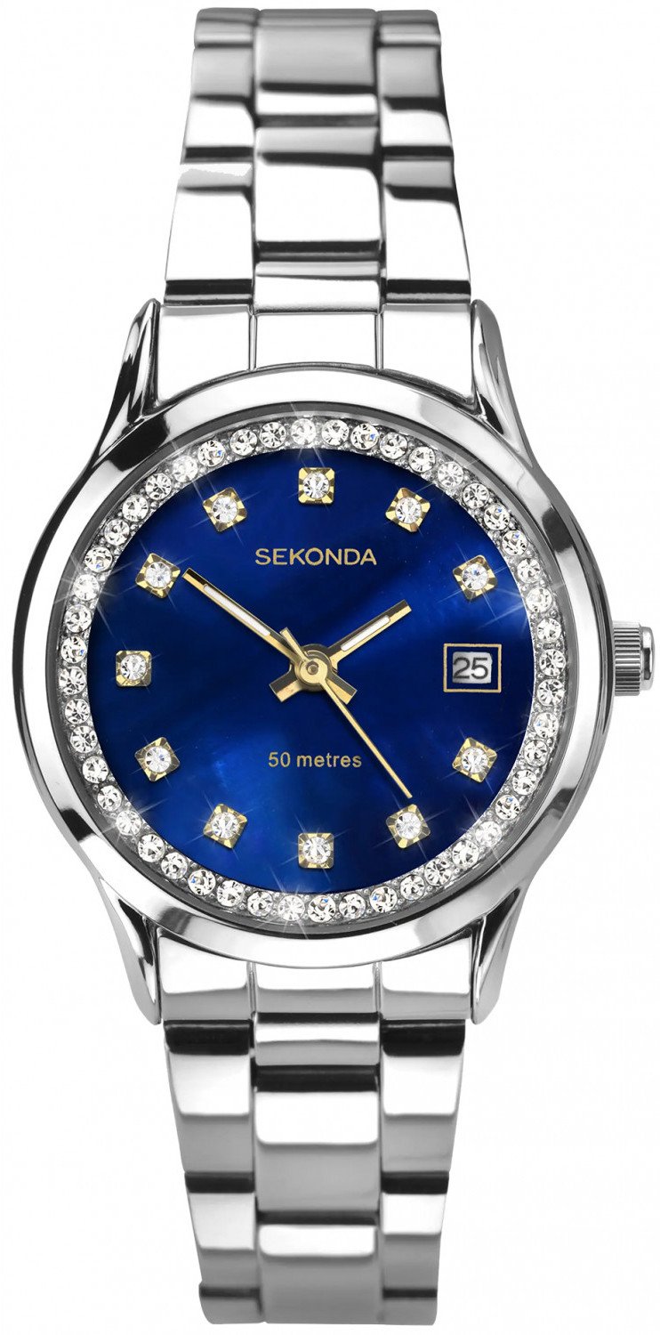 Zegarek Sekonda Zegarek damski Sekonda 2147 CYRKONIE srebrny