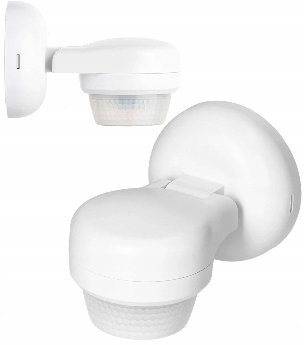 Czujnik ruchu 360st. IP65, 1200W, zasięg max. 24m, biały