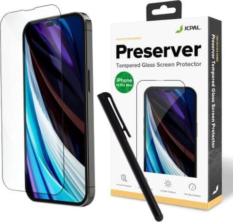 Jcpal SZKŁO HARTOWANE IPHONE 14 JCPAL PRESERVER GLASS SCREEN + RYSIK