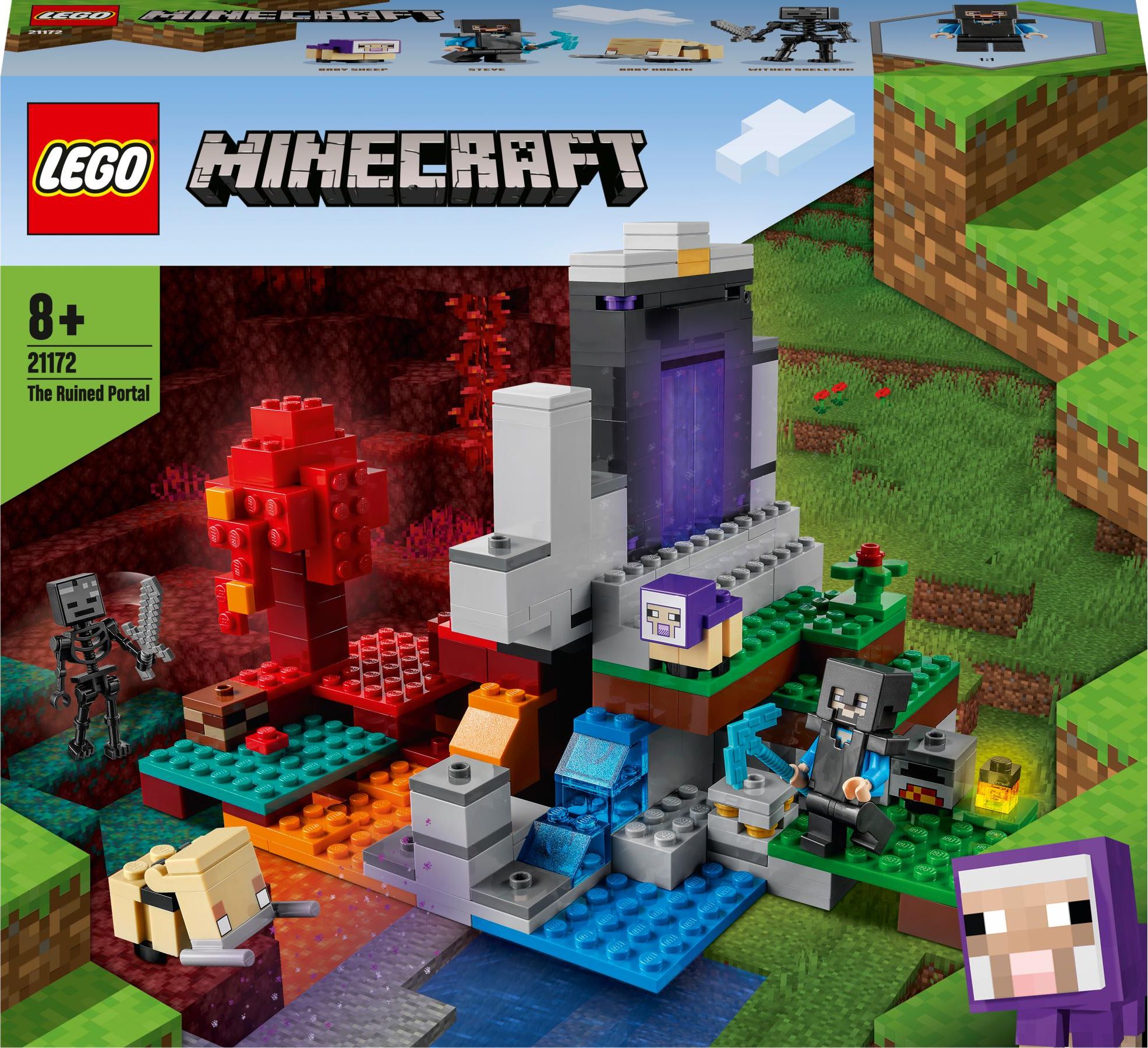 LEGO Minecraft Zniszczony portal (21172)
