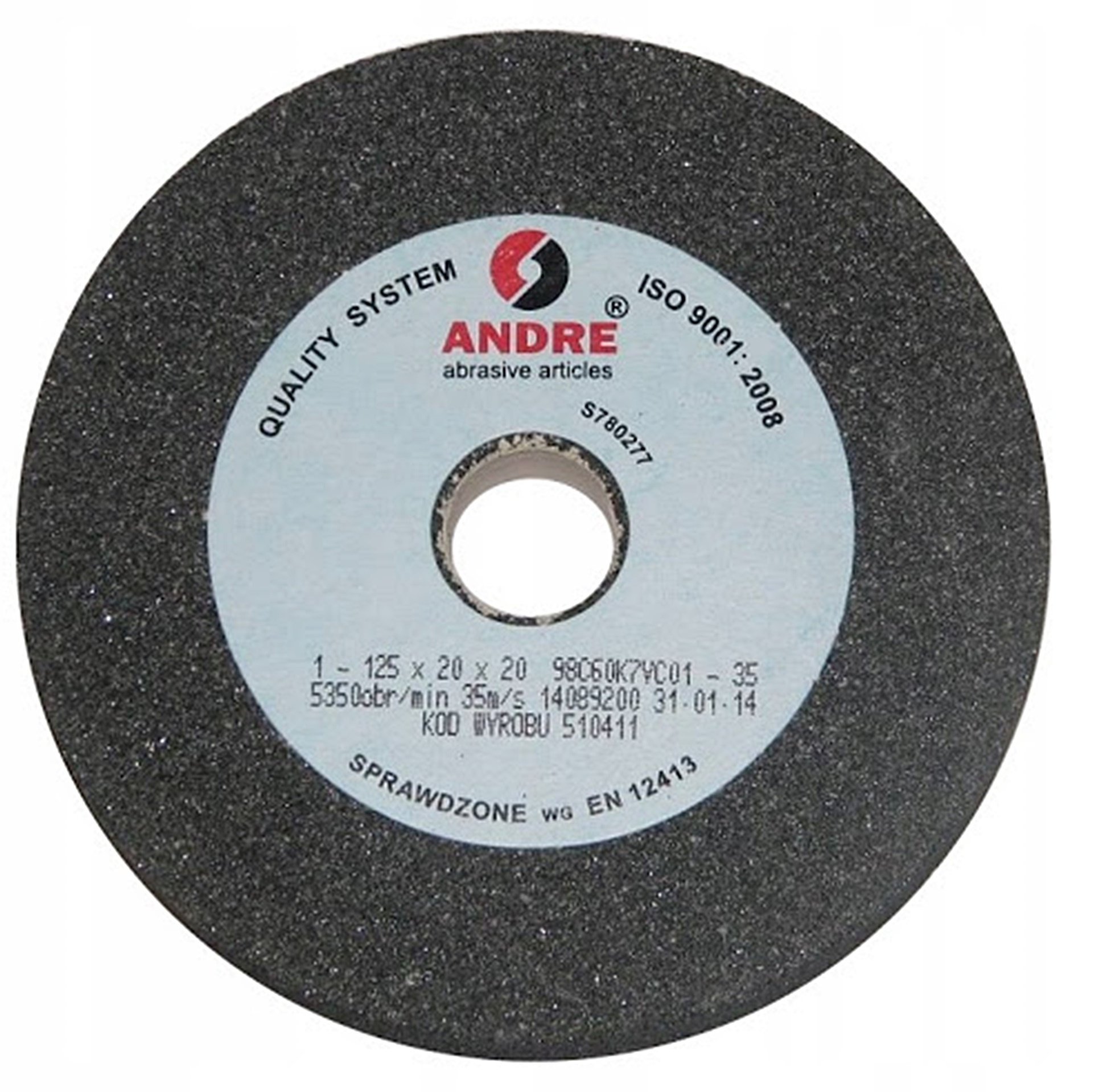 Andre ANDRE ŚCIERNICA PŁASKA 125mm x 20mm x 20mm 98C60K7VC01-35 CZARNA "TYP 1"
