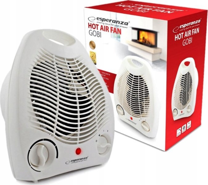 Termowentylator Esperanza MOCNY TERMOWENTYLATOR FARELKA GRZEJNIK 2000W ESPERANZA WYDAJNY NA ZIMĘ