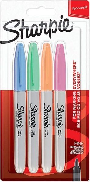 Sharpie Kup Przydasie SHARPIE -zestaw markerów 4 szt pastelowe
