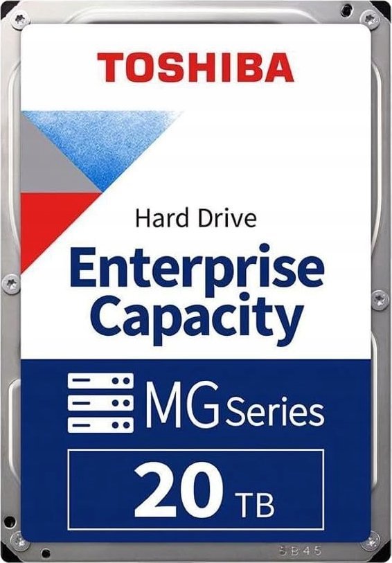 Dysk serwerowy Toshiba MG Series 20TB 3.5'' SATA III (6 Gb/s) (MG10ACA20TE)