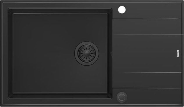 Zlewozmywak GraniteQ EVAN 136 XL GraniteQ zlewozmywak z syfonem Push To Open 1-komorowy z/o (860x500...