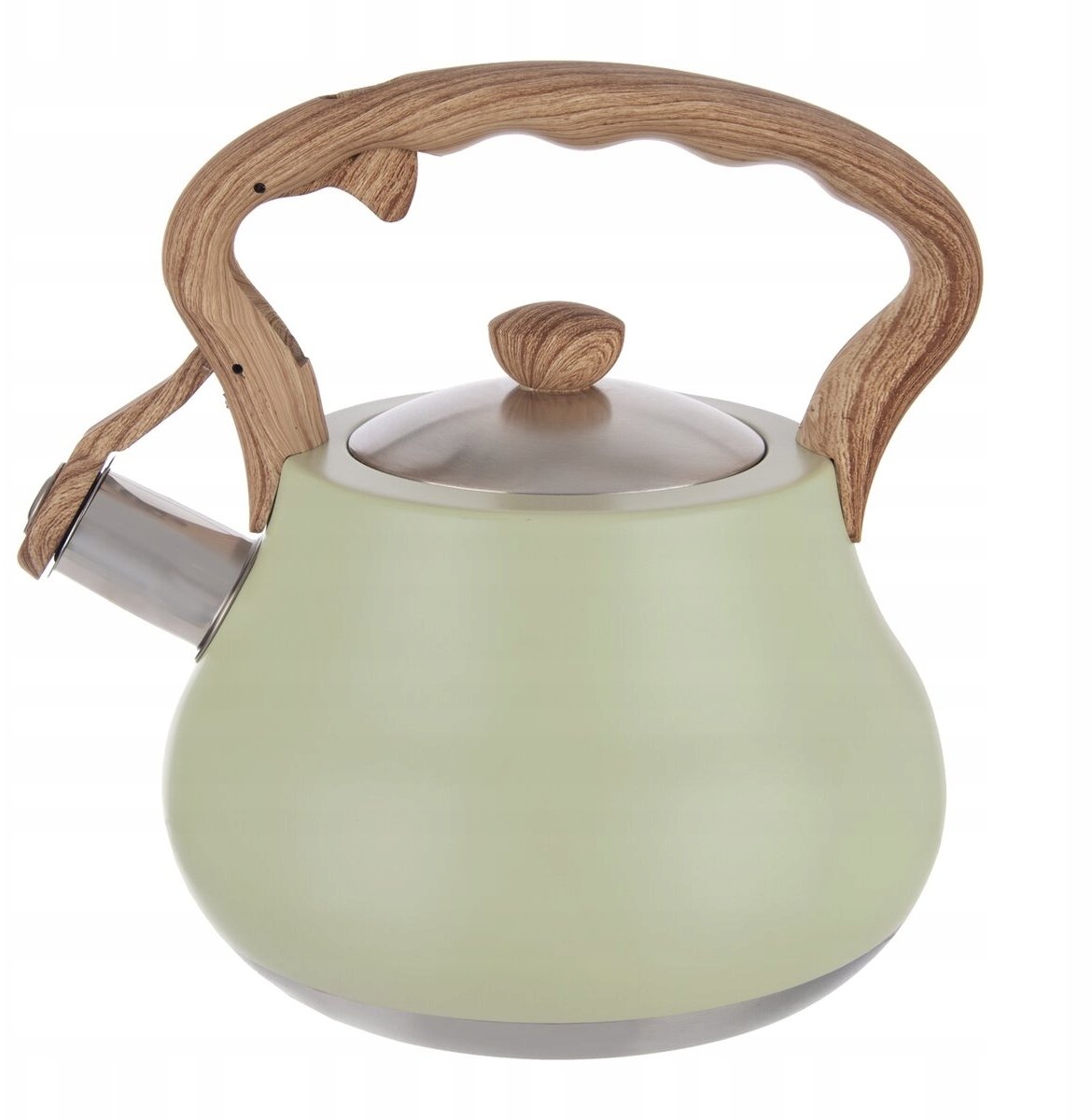 Orion Czajnik z gwizdkiem stalowy na gaz indukcja zielony GREENISH 3L ORION 113522