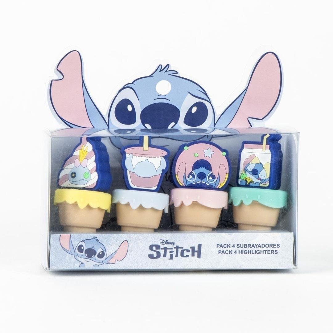 aymax Zestaw zakreślaczy Stitch 4szt