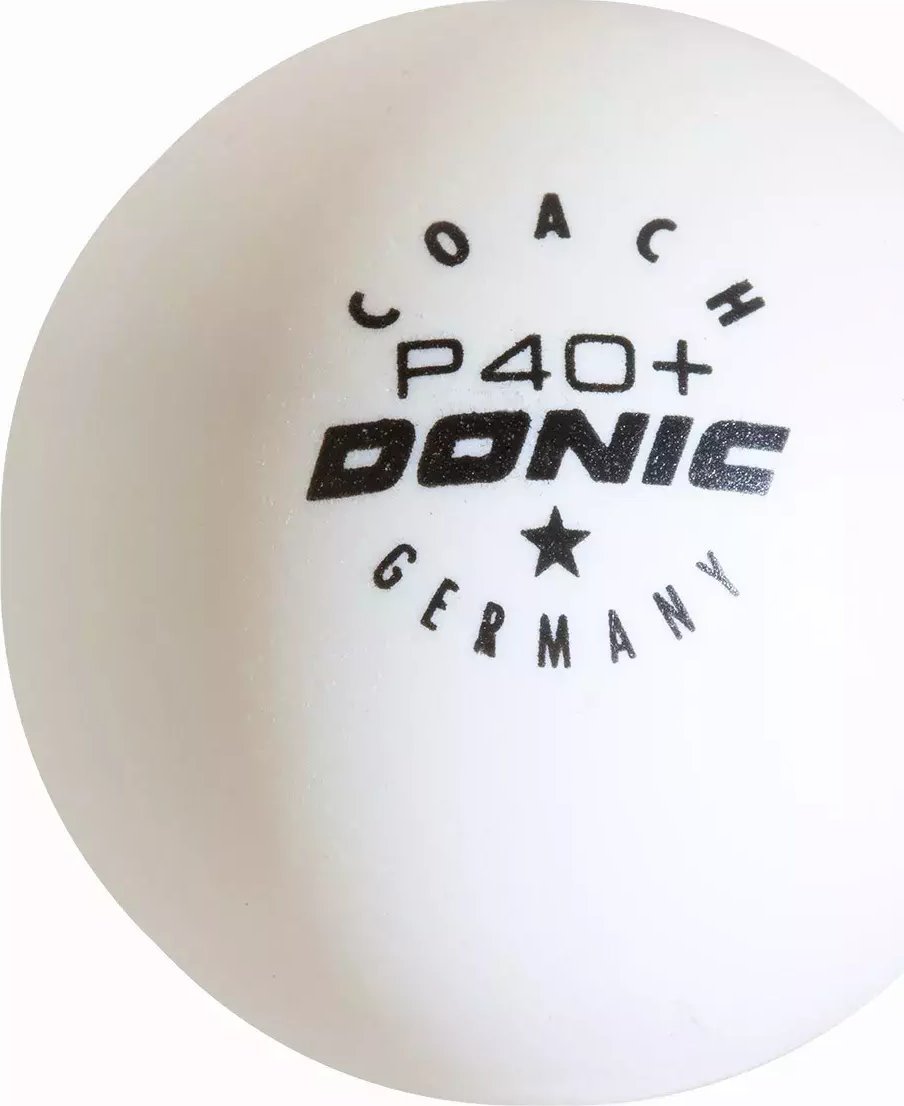 Donic Table tennis ball DONIC P40+ Coach 1star 120pcs White