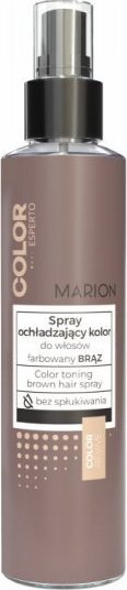 Marion Color Esperto Spray do włosów ochładzający kolor - farbowany brąz 150ml