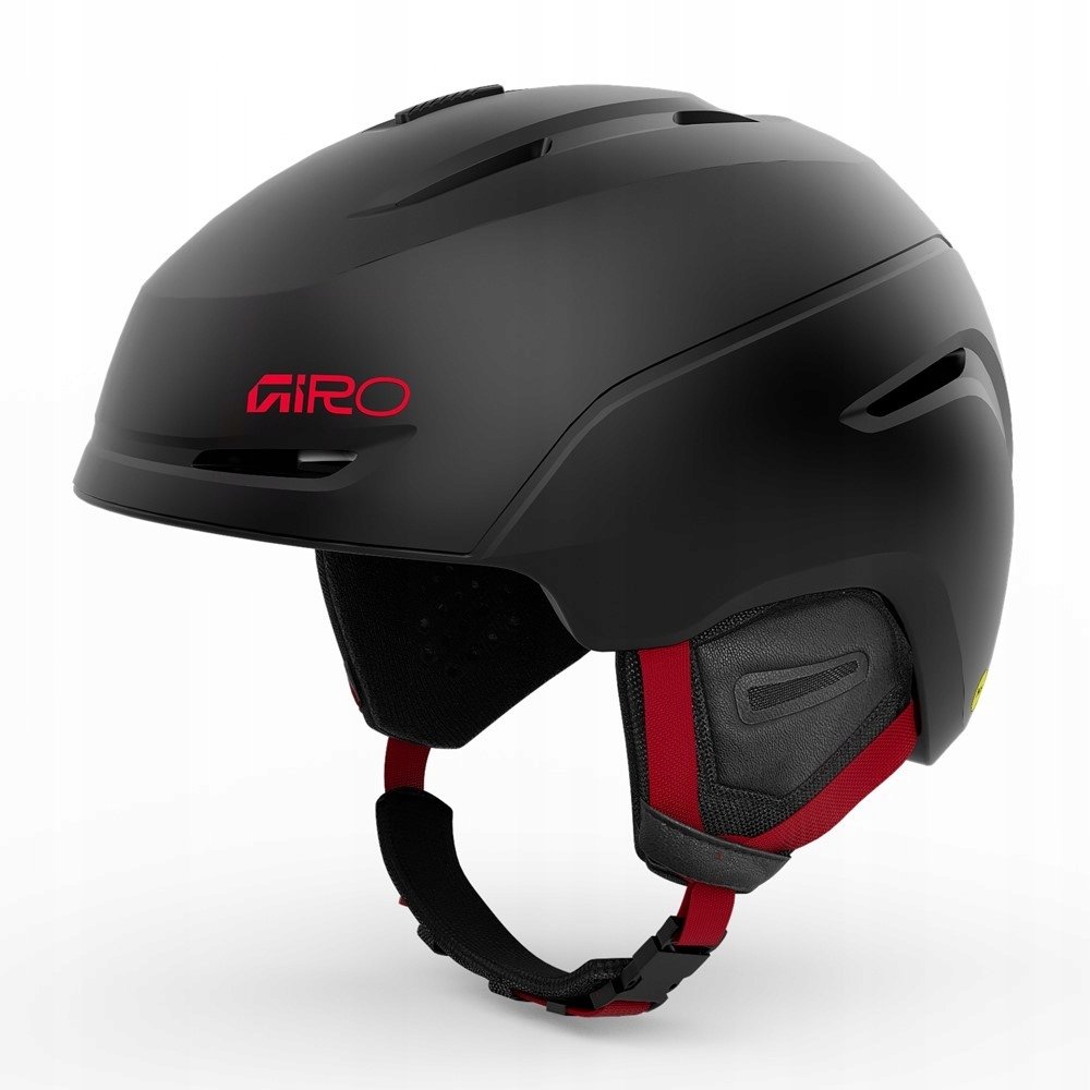 MIVIDA Kask zimowy GIRO NEO MIPS matte black red roz. M (55.5-59 cm)