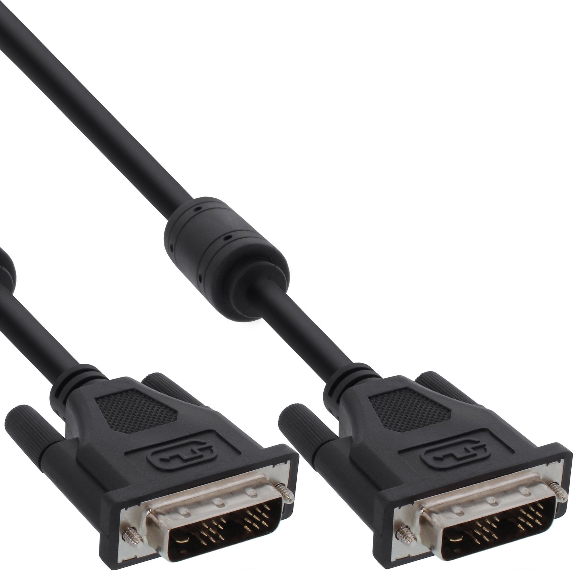 Kabel InLine DVI-D - DVI-D 10m czarny (17767)