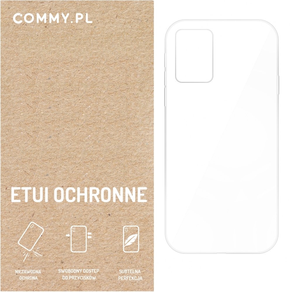 Przezroczyste etui COMMY Slim 2 mm styl i ochrona dla Samsung Galaxy A71 4G