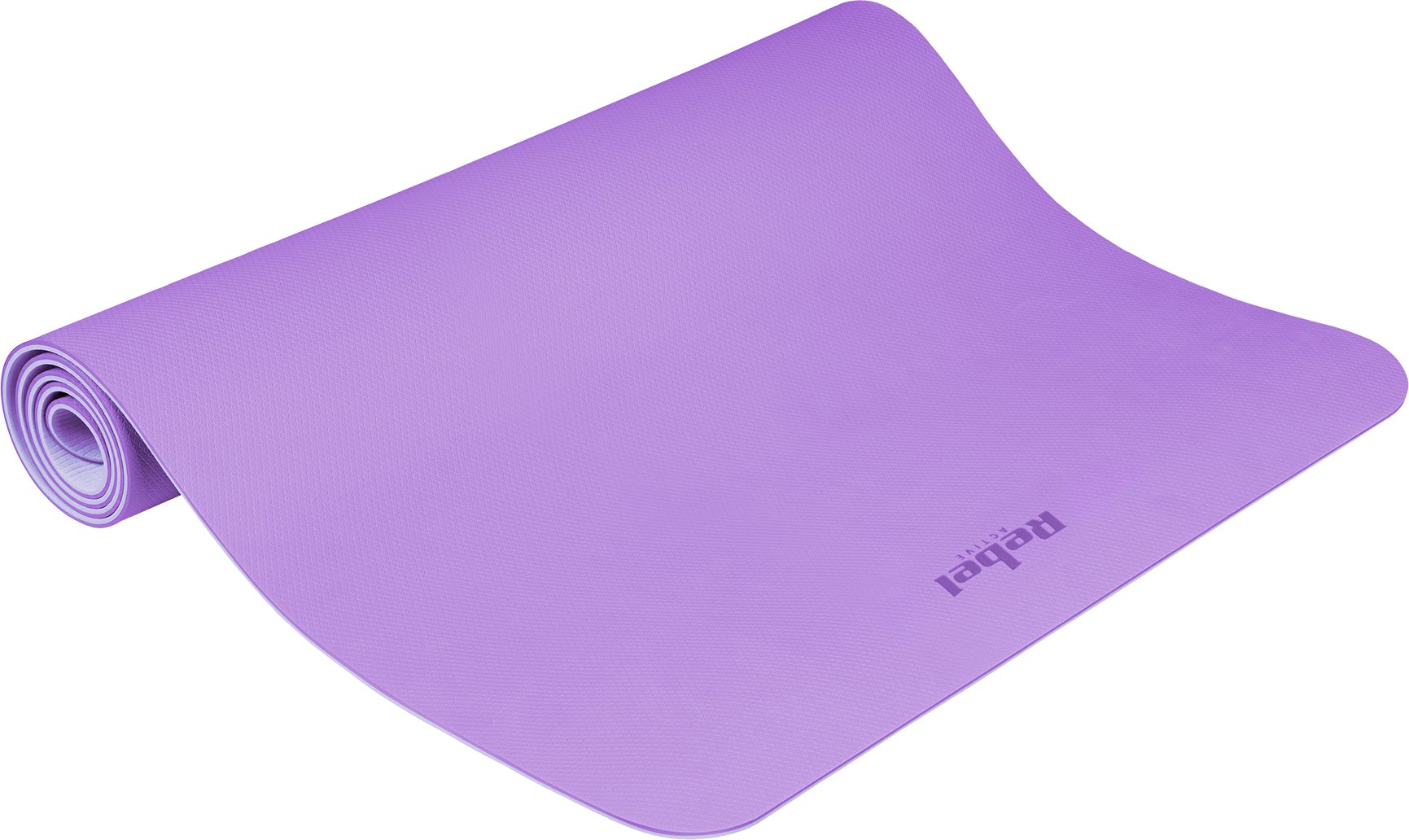 Rebel Active Mata gimnastyczna do ćwiczeń joga, pilates, fitness, 200x90cm, grubość 1cm, materiał TP...