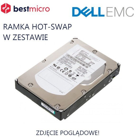 EMC DYSK HDD SAS 3TB 3.5" 6Gb/s do DataDomain - 005051359 - Refabrykowany