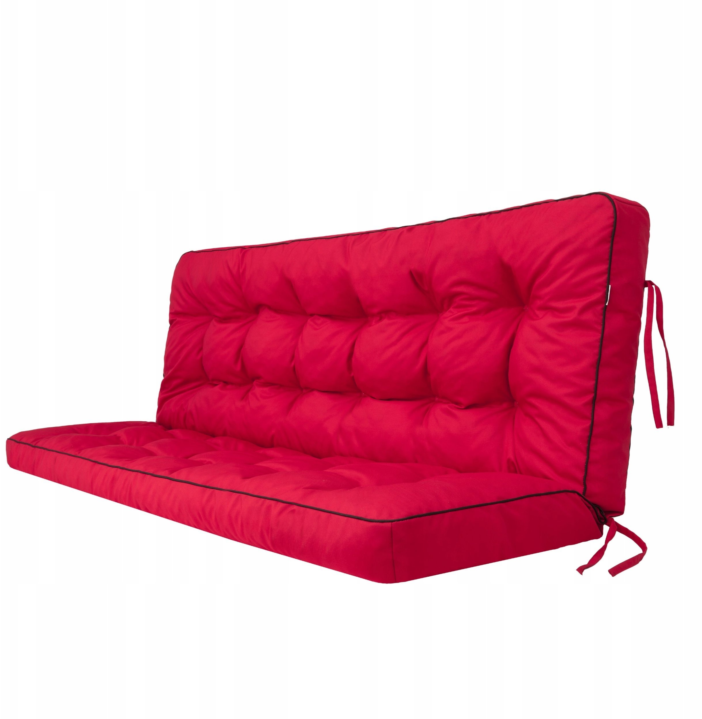 150 cm PODUSZKA POLA BEZ JAŚKÓW CZERWONA