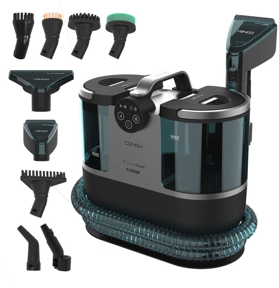 Odkurzacz piorący Cecotec Z funkcją pary Conga 7000 Carpet&Spot Clean Steam XXL Pro