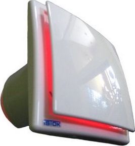 MMotors Wentylator łazienkowy z oświetleniem LED OK Red